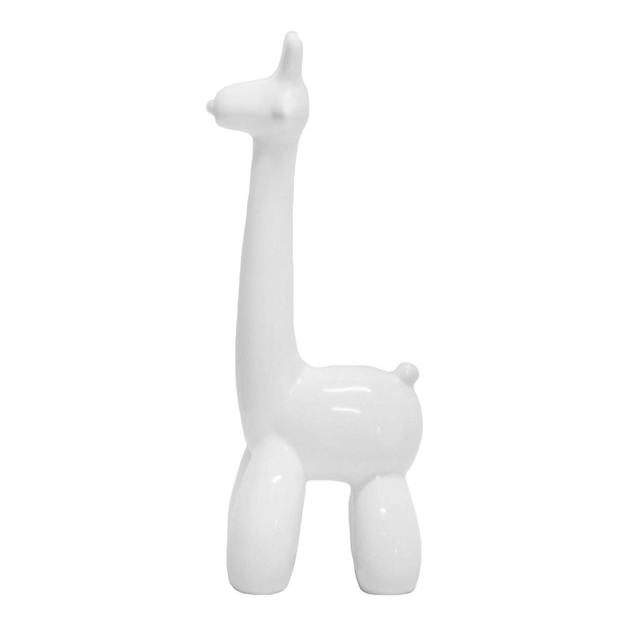 Giraffe Balloon Animal, White
