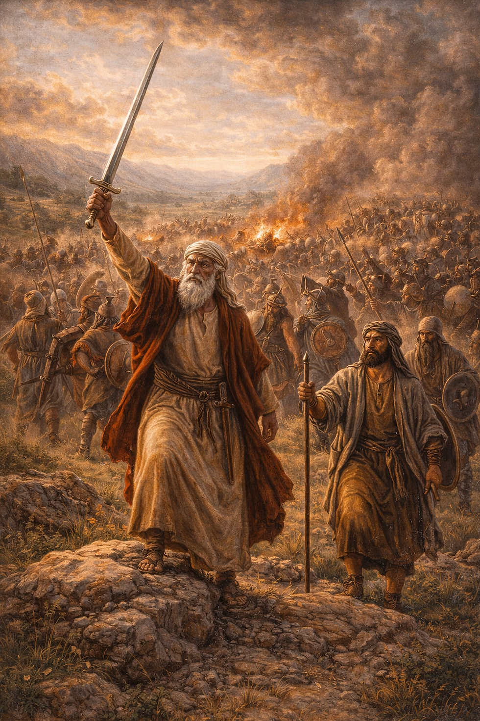 Abram rescues Lot and honors God Most High after the victory