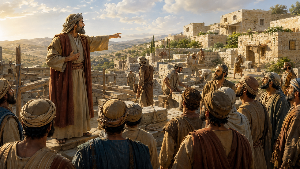 The prophet Haggai calling the people to rebuild the temple - Haggai 1 Explained