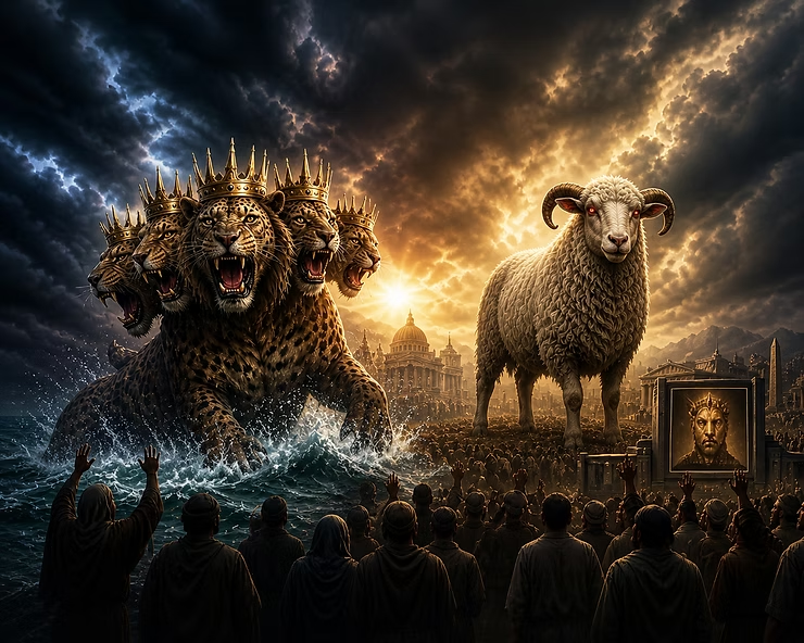 The Anti-Christ is setting up his kingdom, A deceived world worships him instead of the Creator.