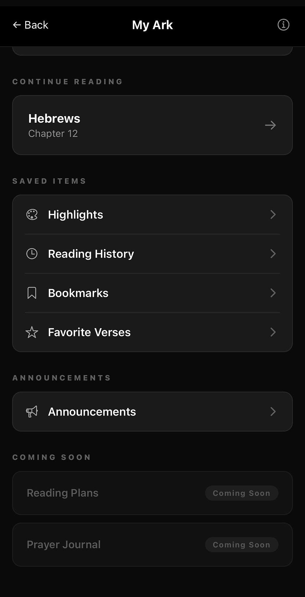 My Ark Tabs