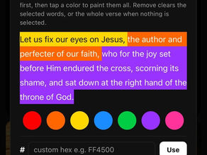 September Update: Read, Highlight, and Heart the Verse of the Day