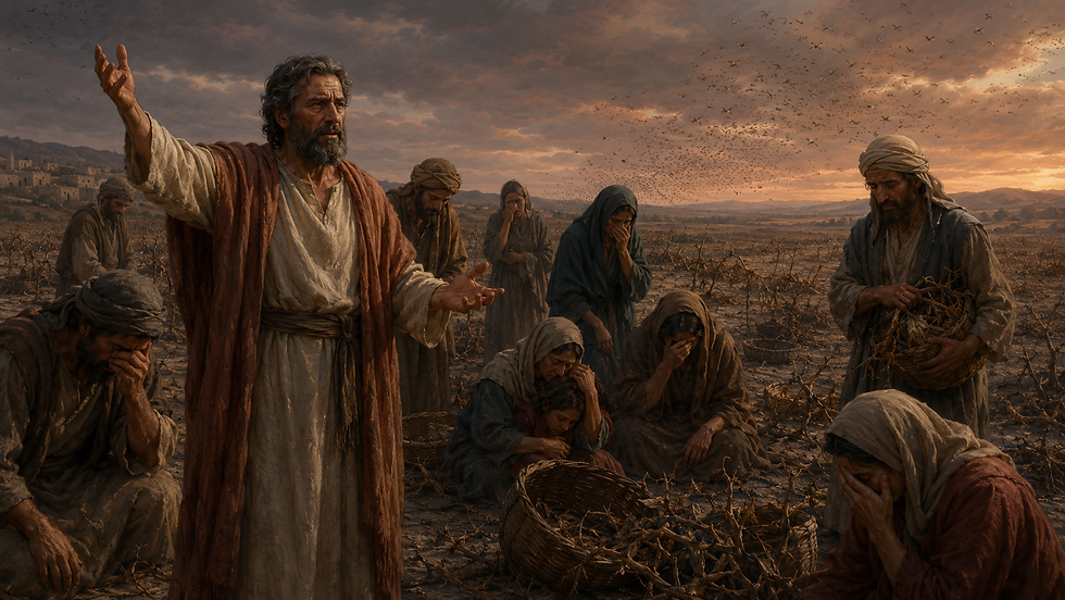 The prophet Joel and the locust devastation calling Israel to mourn - Joel 1 Explained