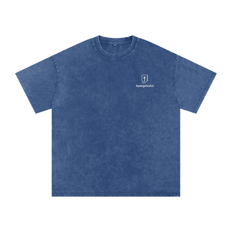 Thumbnail: 2 Timothy 2:15 Verse Snow Washed Premium Oversized Cotton T-Shirt