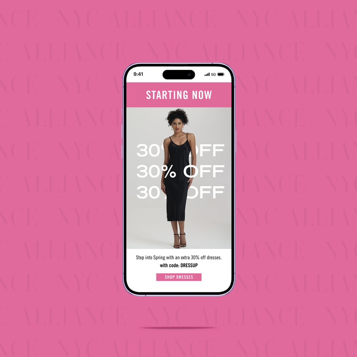 Digital marketing for NYC Alliance brands.