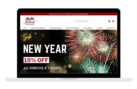 Ribbon Factory- Wix Website Redesign by Wix Pro Creative