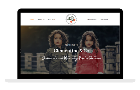 Clementine  & Co- Wix Ecommerce Website Design by Wix Pro Creative