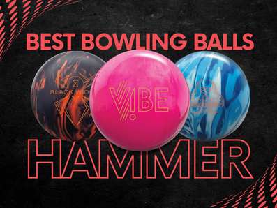 Best Hammer Bowling Balls review including Hammer Black Widow 3.0, Bubblegum Vibe and Hazmat Pearl
