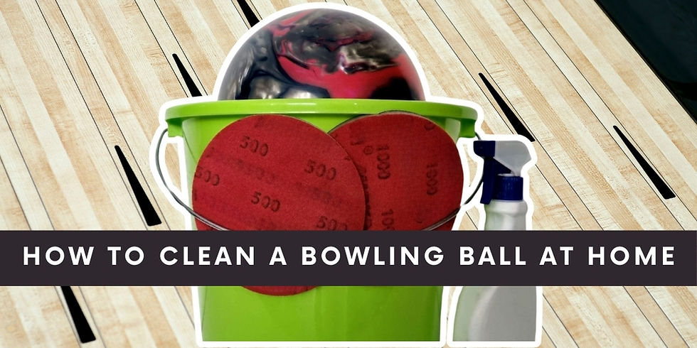 Detailed instructions on How to clean a bowling ball at home