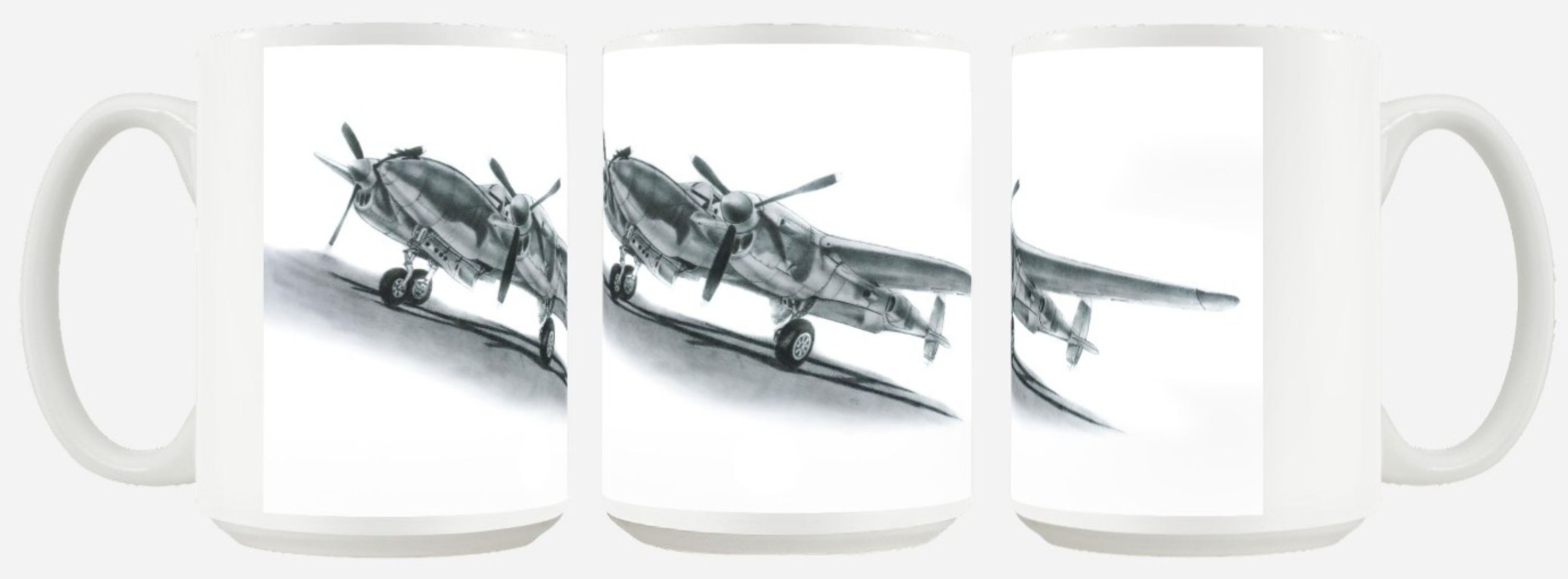 P-38 Lightning Coffee Mug "Fork Tailed Devil"