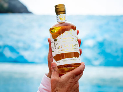 Hielo milenario, un paisaje indomable y Tepaluma Gin Añejado en la Laguna San Rafael.
