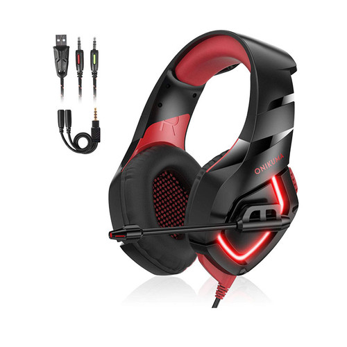 Onikuma K1-B LED Edition Wired stereo Ga...