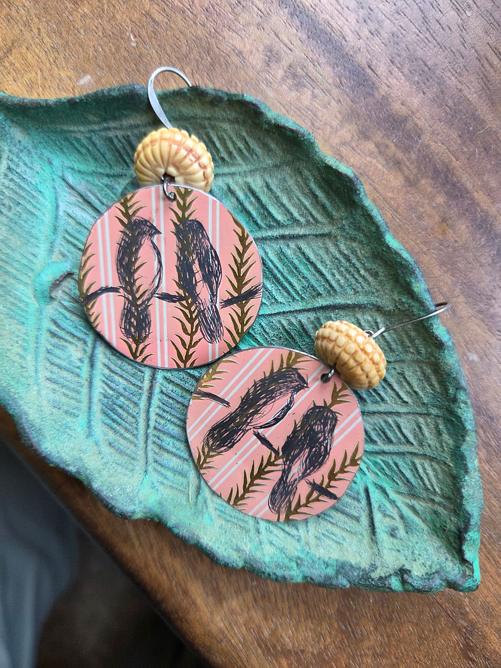 Thumbnail: Quiet Company Tin Earrings