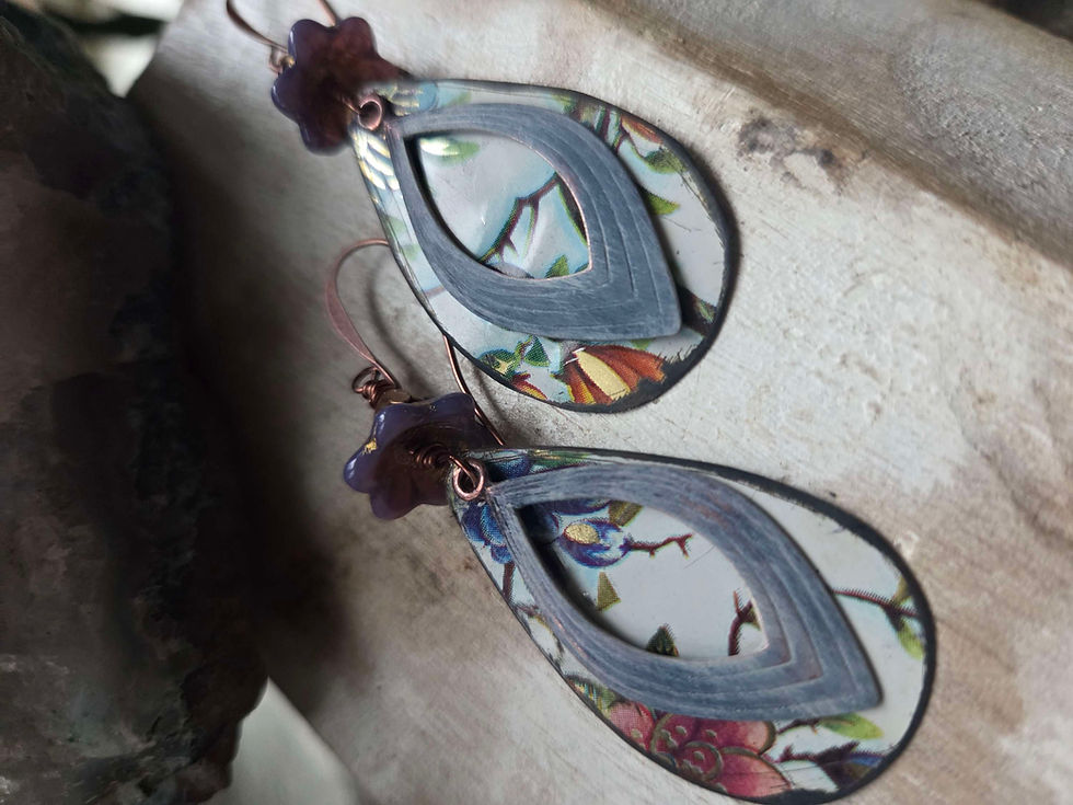 Thumbnail: Hidden Violets Earring