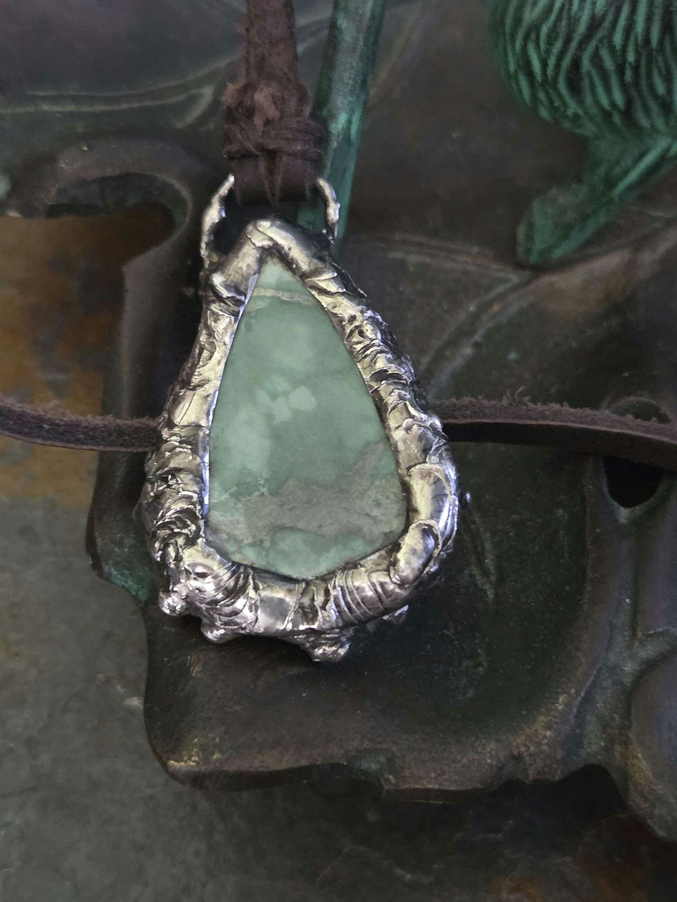 Thumbnail: Earth and Vine Varascite Necklace