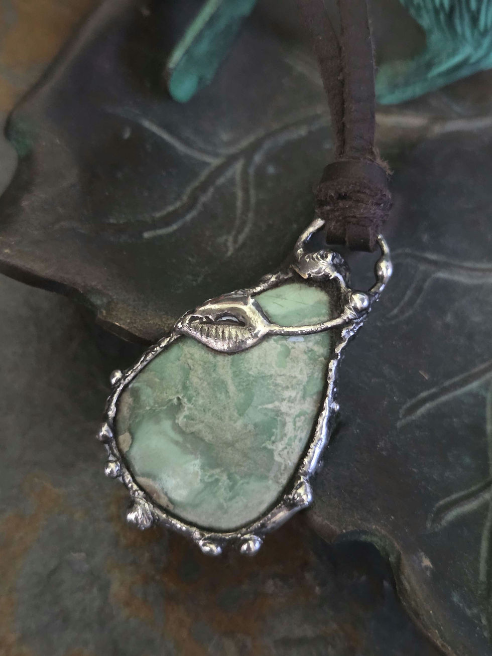 Thumbnail: Earth and Vine Varascite Necklace