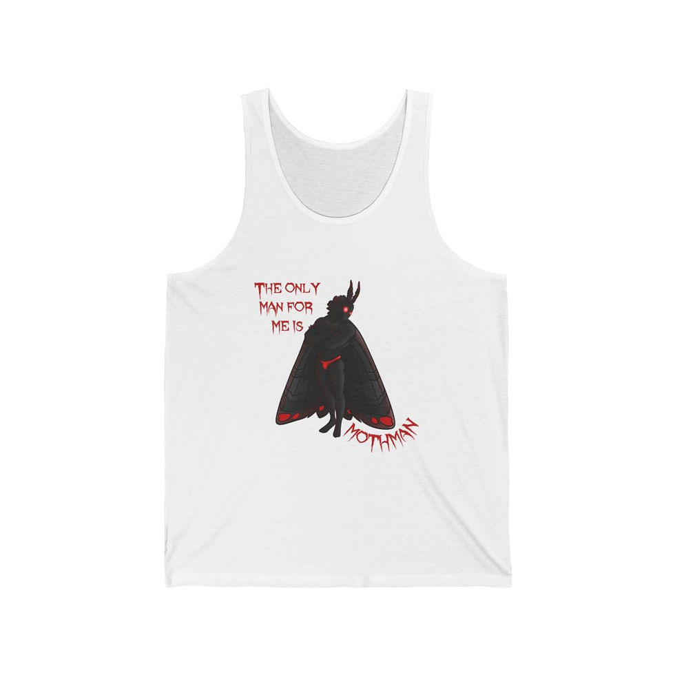 NSFW Mothman - "The only man for me is Mothman" | Unisex Tank