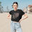 Thumbnail: NSFW Ghostface Couple - "WAZZUP" | Women's Cropped Tee