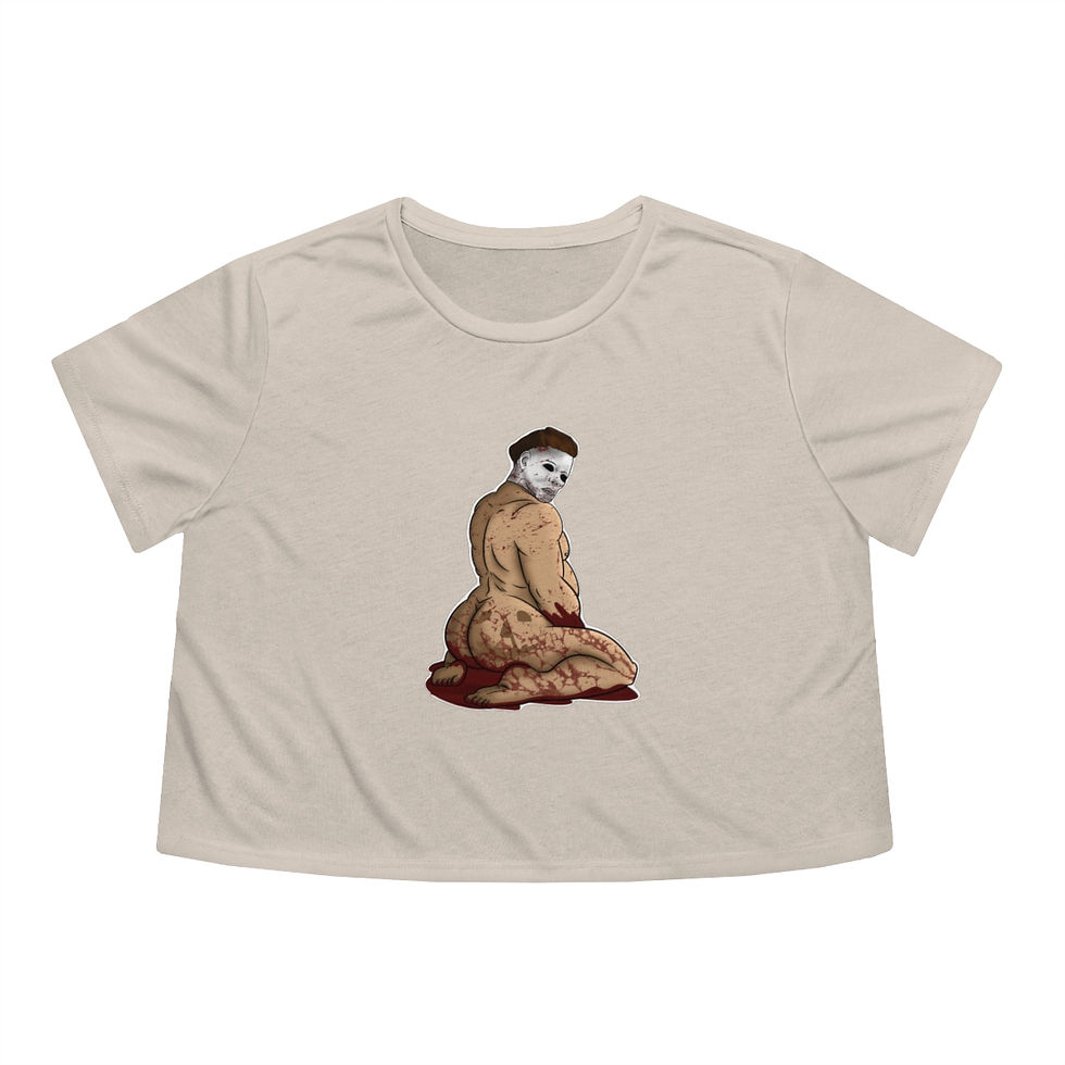 NSFW Michael Myers | Women's Cropped Tee