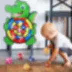 Thumbnail: Educational Games Dart Board Stickey Ball Dart Kid Toy Child Montessori Games In