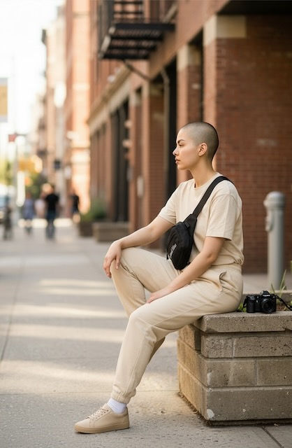 الصورة المصغرة: Cross body Bags/Unisex-Blk & Steel Gry