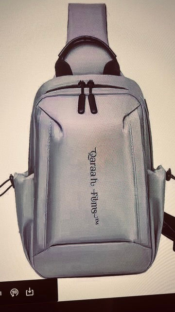 الصورة المصغرة: Cross body Bags/Unisex-Blk & Steel Gry