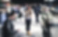 Panic attack in public place. Woman having panic disorder in city