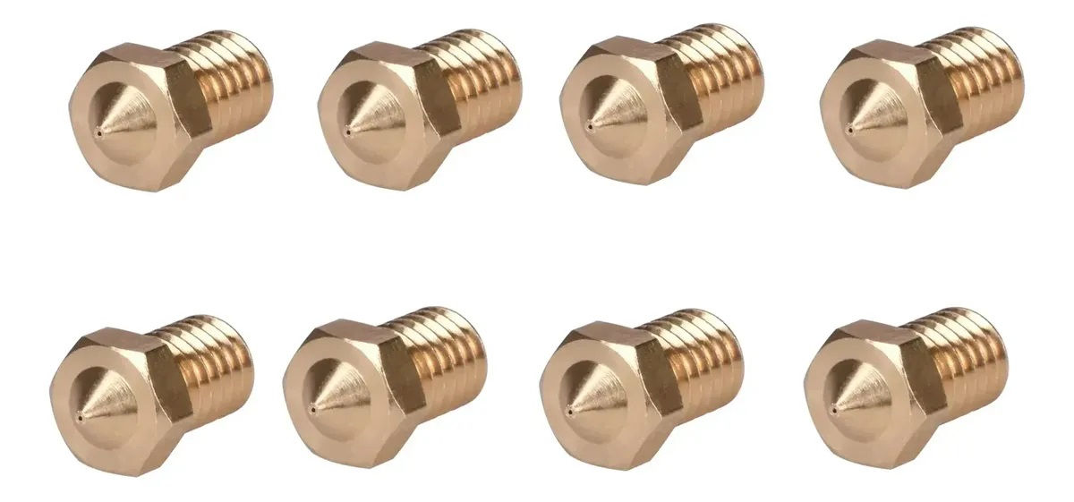 M2287 Kit Boquillas E3D M6 L12.5 C7.5 H7 3mm Cobre E3D