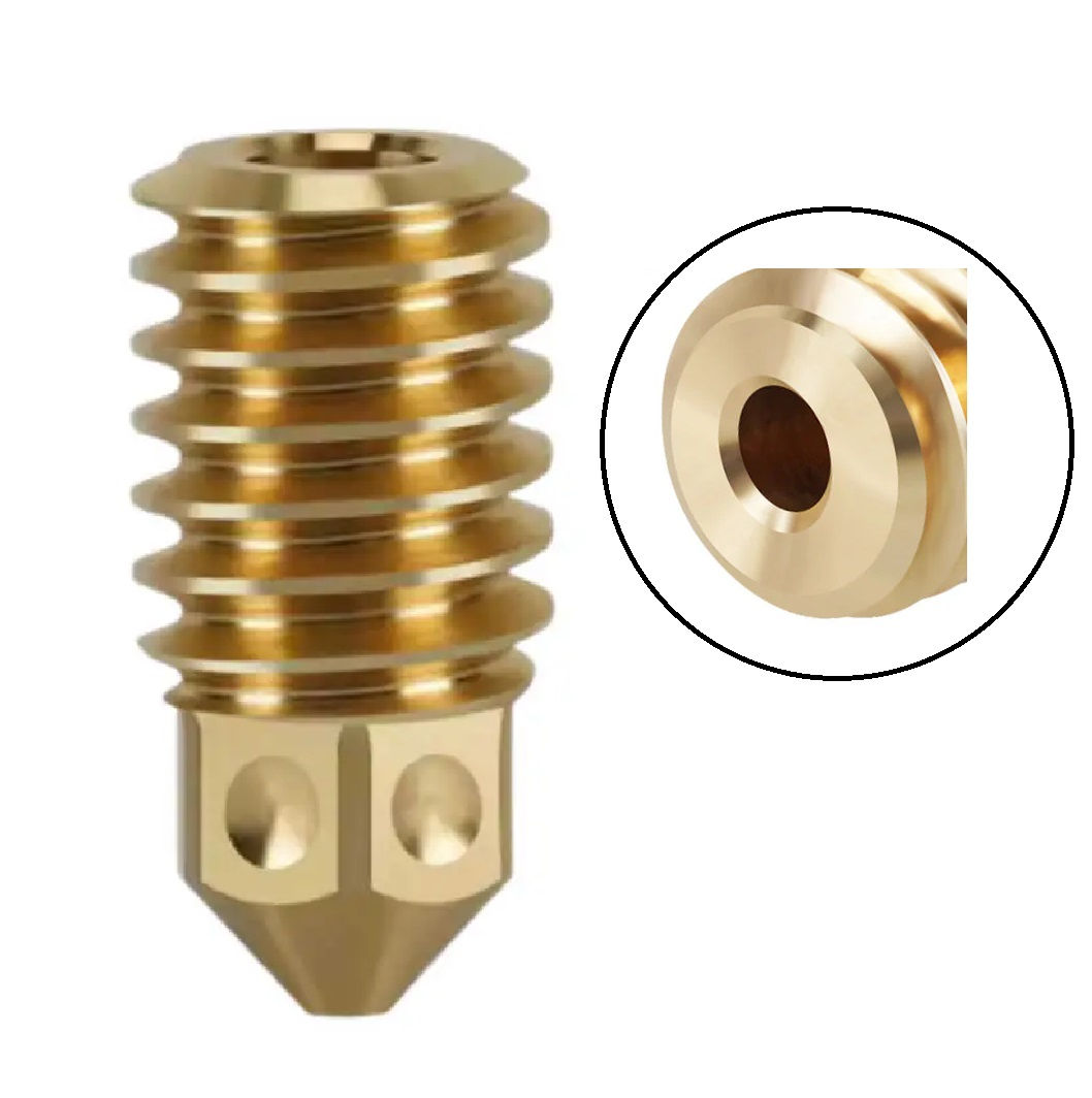 M2717 Boquilla Laton 3d M6 Bambu Lab A1 Mini 0.4mm