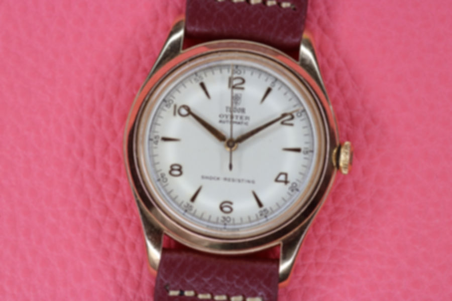 Tudor ref. 951 18k Rose Pink Gold 2-4-6-8-10-12 Dial