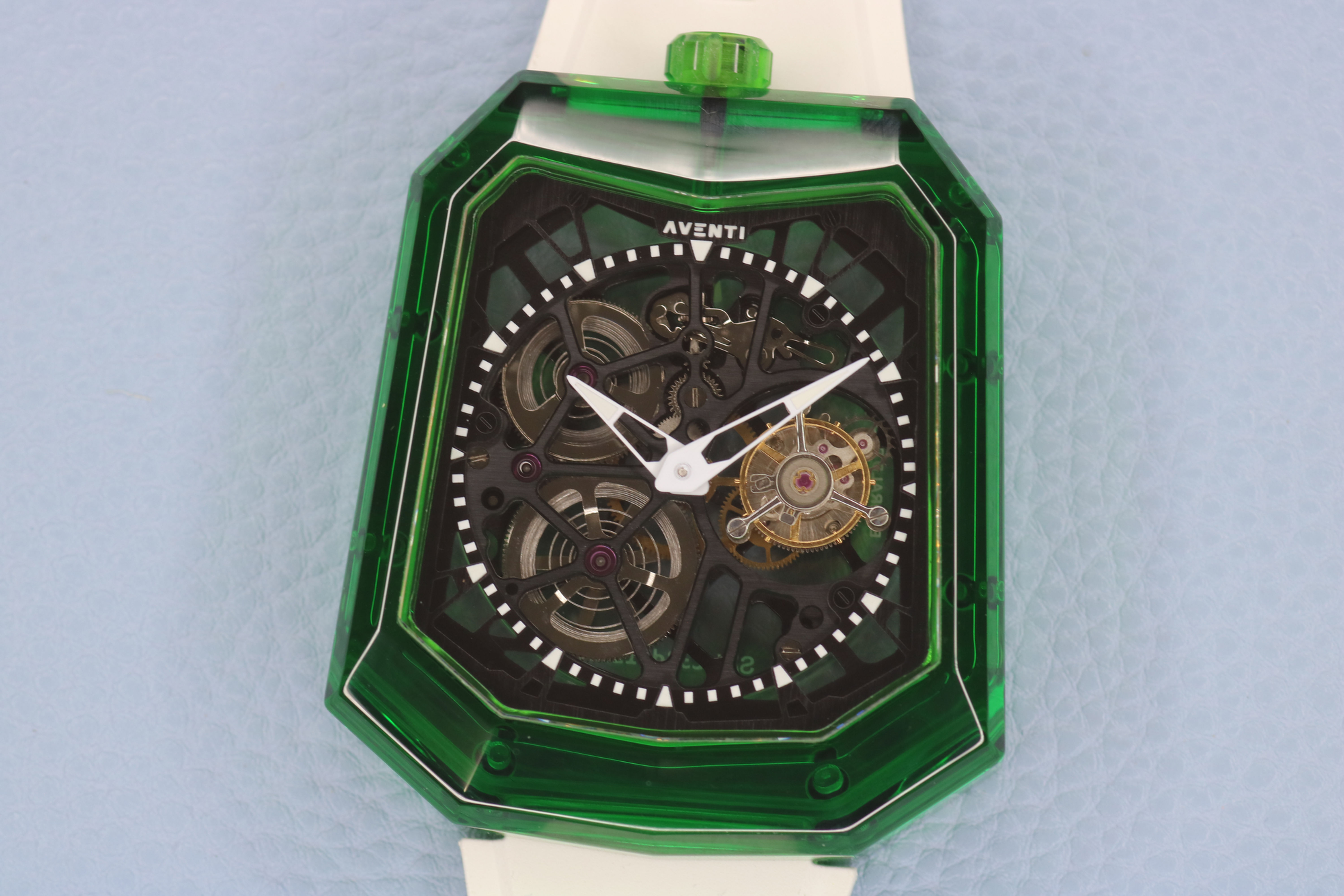 Aventi A11-05 - Emerald REC Green - Tourbillion with Box and Papers