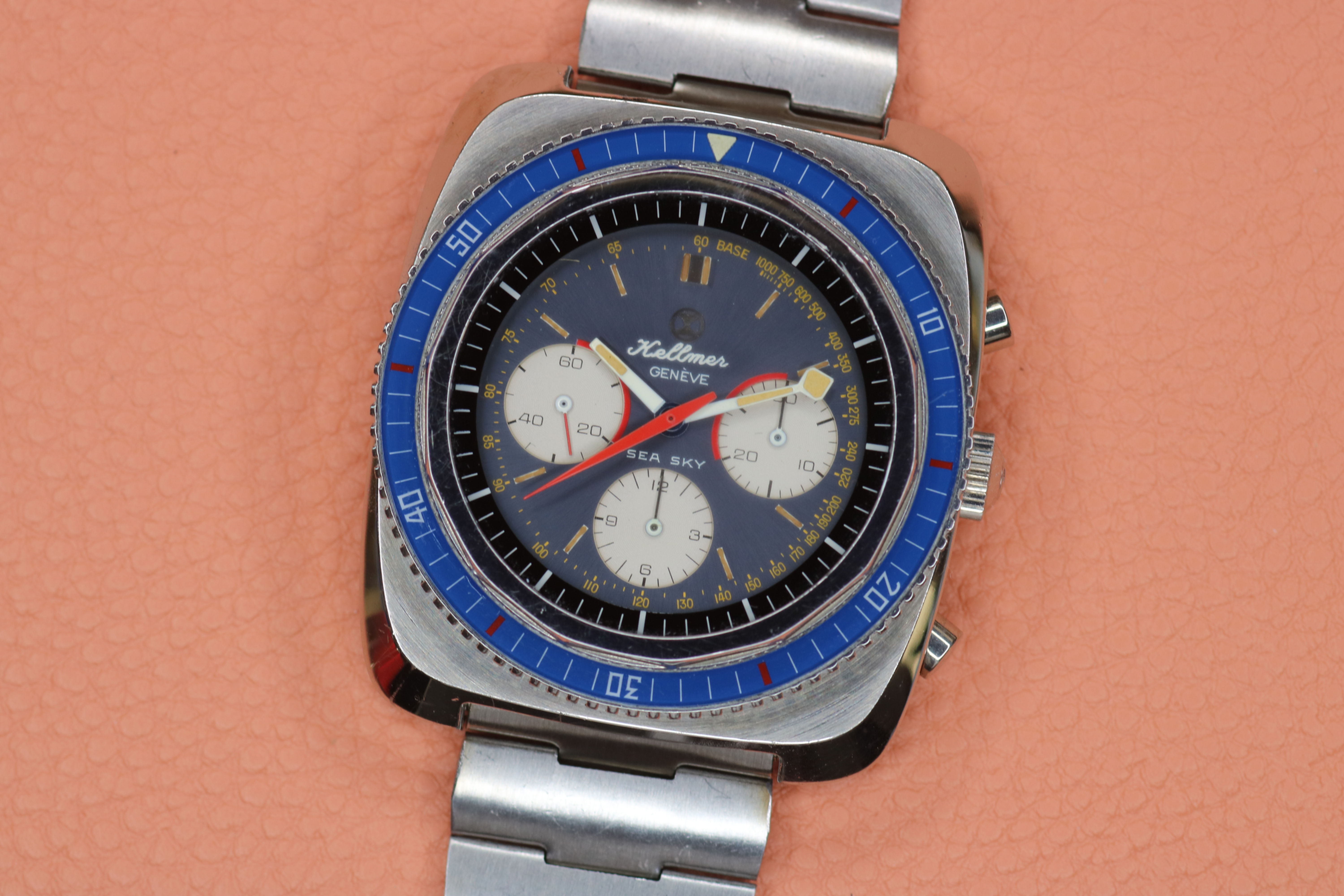 1970s NOS Favre-Leuba Sea Sky Chronograph ref. 33043
