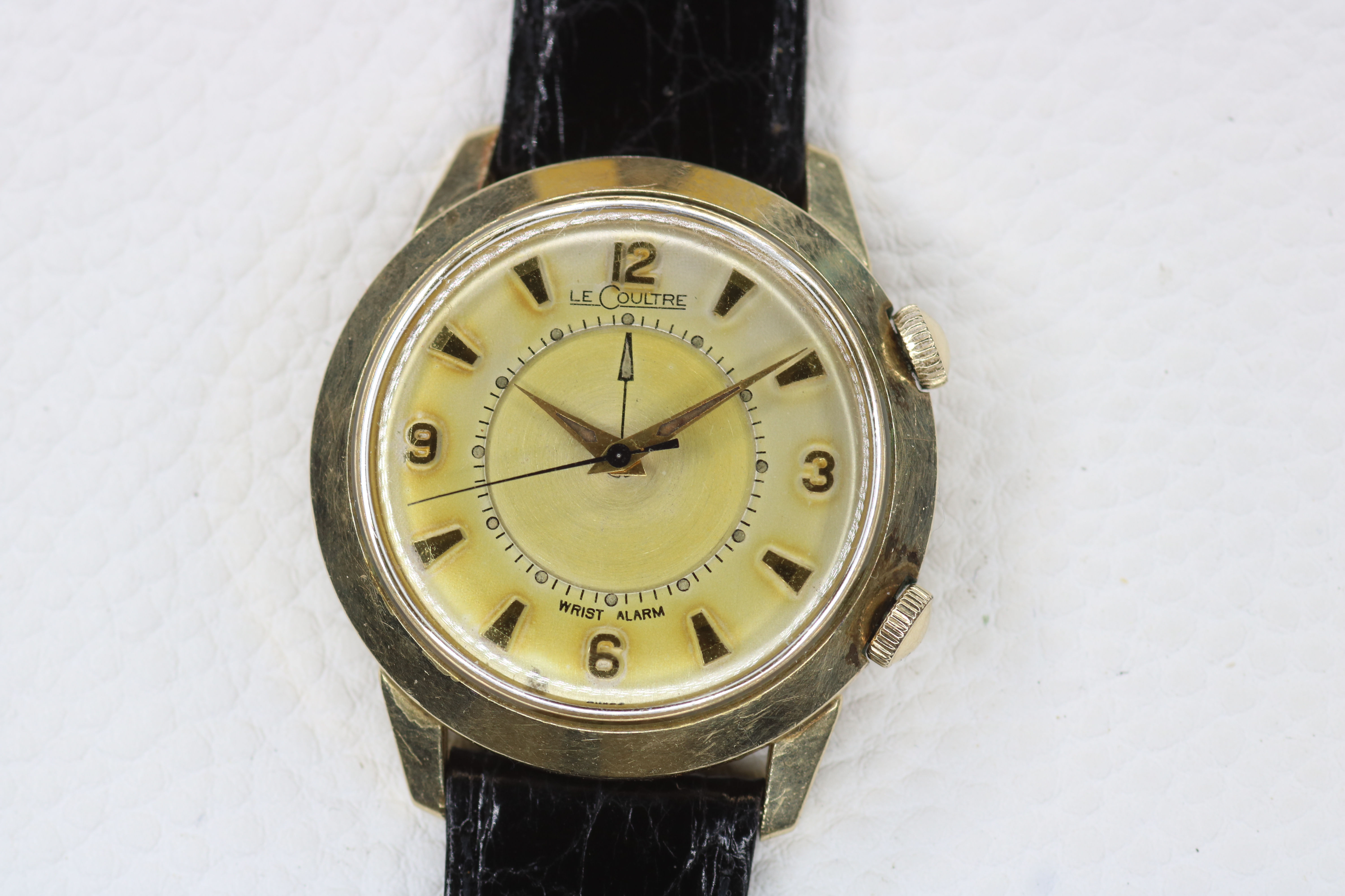 Jaeger LeCoultre Memovox in Gold Filled Alarm Watch