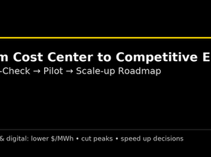 From cost block to competitive advantage: electricity, heat & mobility in a network