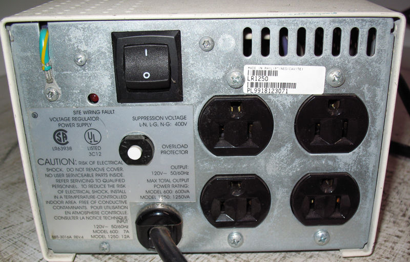 Thumbnail: APC Line-R 1250 Voltage Regulator. 1250VA