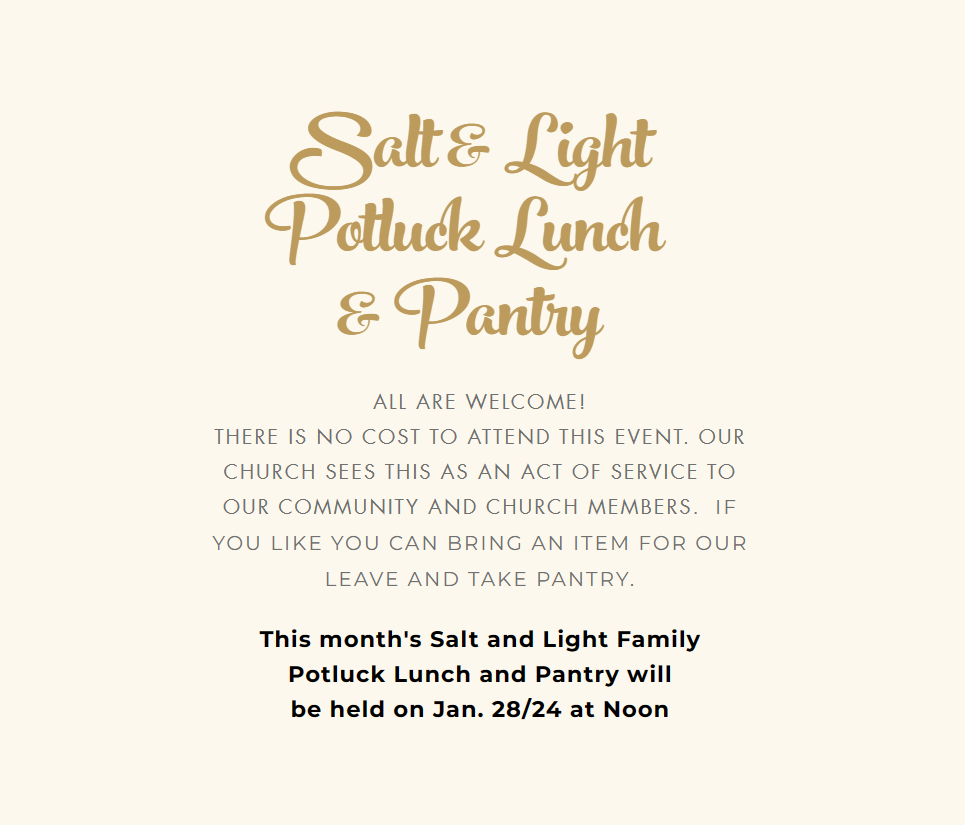 SALT AND LIGHT PANTRY