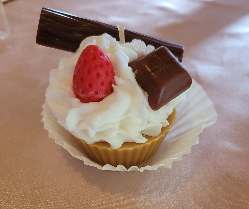 Miniaturbild: Cupcake Duftkerze in Geschenkverpackung,  2 zum Vorteilspreis, freie Wahl!