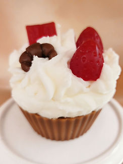 Kerze in Form eines Cupcakes