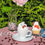 Miniaturbild: Dessertkerze " Espresso " Duftkerze in einer Tasse, Handmade, Rapswachs