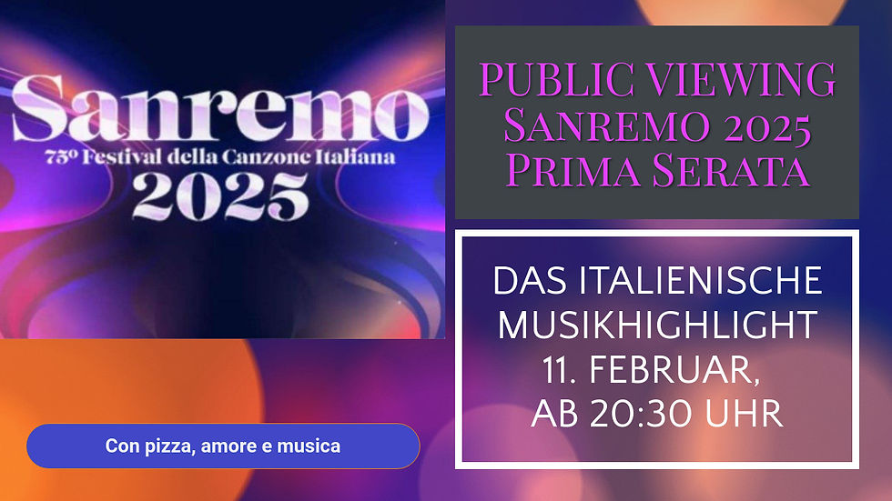 Public Viewing: Festival di Sanremo 2025