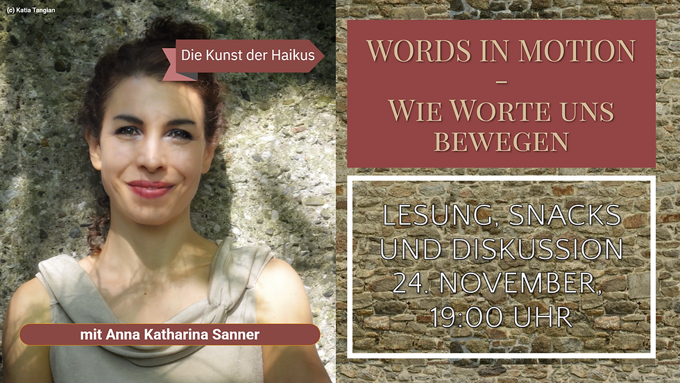 Words in Motion: Wie Worte uns bewegen – Anna Katharina Sanner