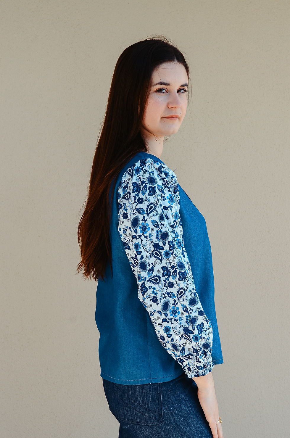 Miniature : Patron couture PDF BERLIN, blouse avec boutonnières