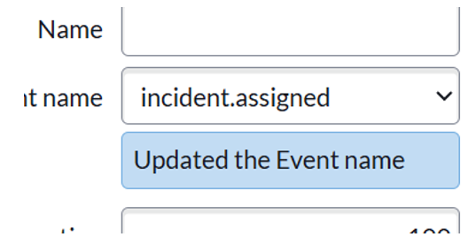 Set Event Name Altorra