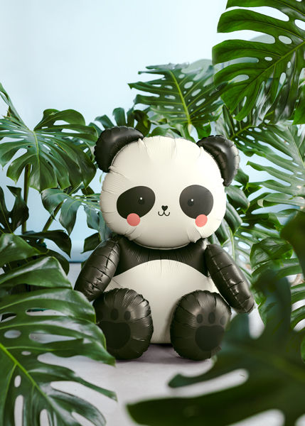 Thumbnail: Folieballon panda 68x72 cm