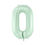 Thumbnail: Folieballon cijfer 0–9  groen ( 72cm)