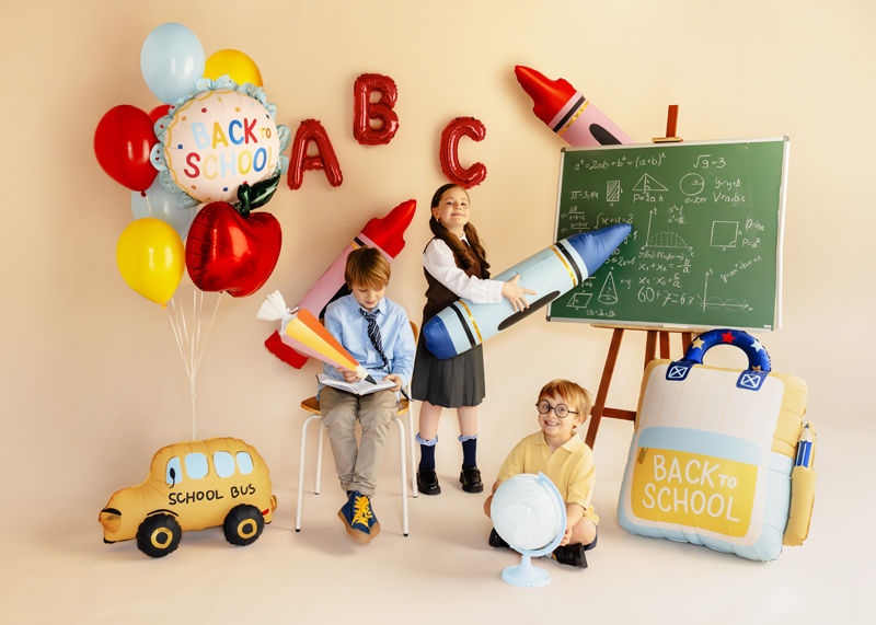 Thumbnail: Folieballon Back to School ( 52x52 cm)