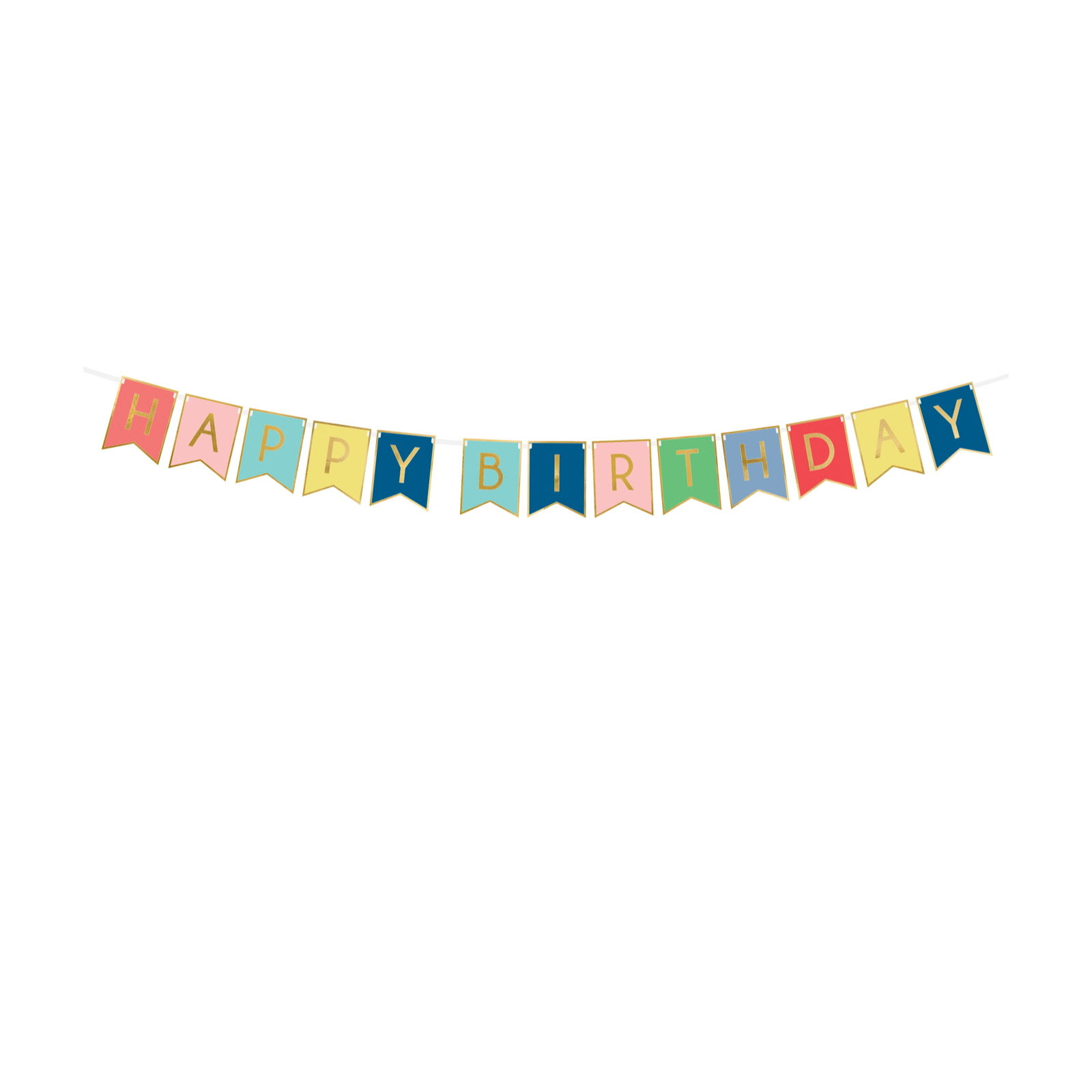 Happy Birthday slinger verschillende kleuren