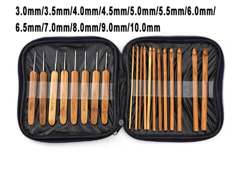 縮圖：14 Styles Set Crochet Hook Set With Yarn Knitting Needles