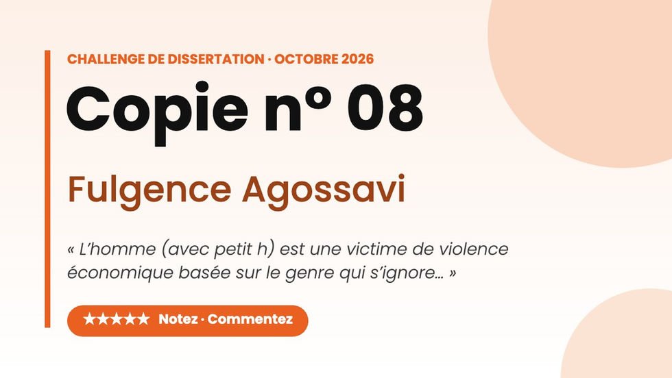 Copie n° 08 — Fulgence Agossavi
