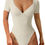 Thumbnail: Women's Short Sleeve Bodysuit V Neck Body Suits Seamed Cup Going Out Tops Shirt